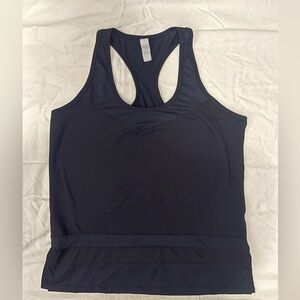 Marika Black Athletic Tank Top